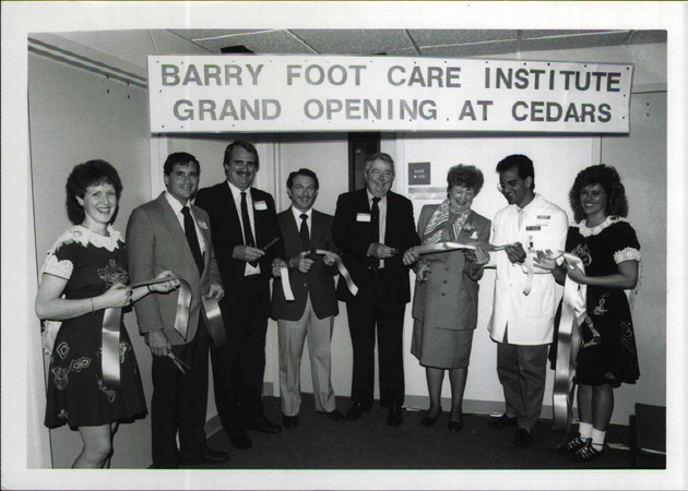 Barry Foot Care Institute grand opening at Cedars
